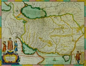 ペルシャのヤンソニウス地図 作： Jan Janssonius